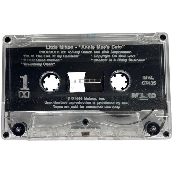 Little Milton - Annie Mae’s Cafe -1986 Malaco Records - Vintage Cassette Tape - Picture 2 of 3